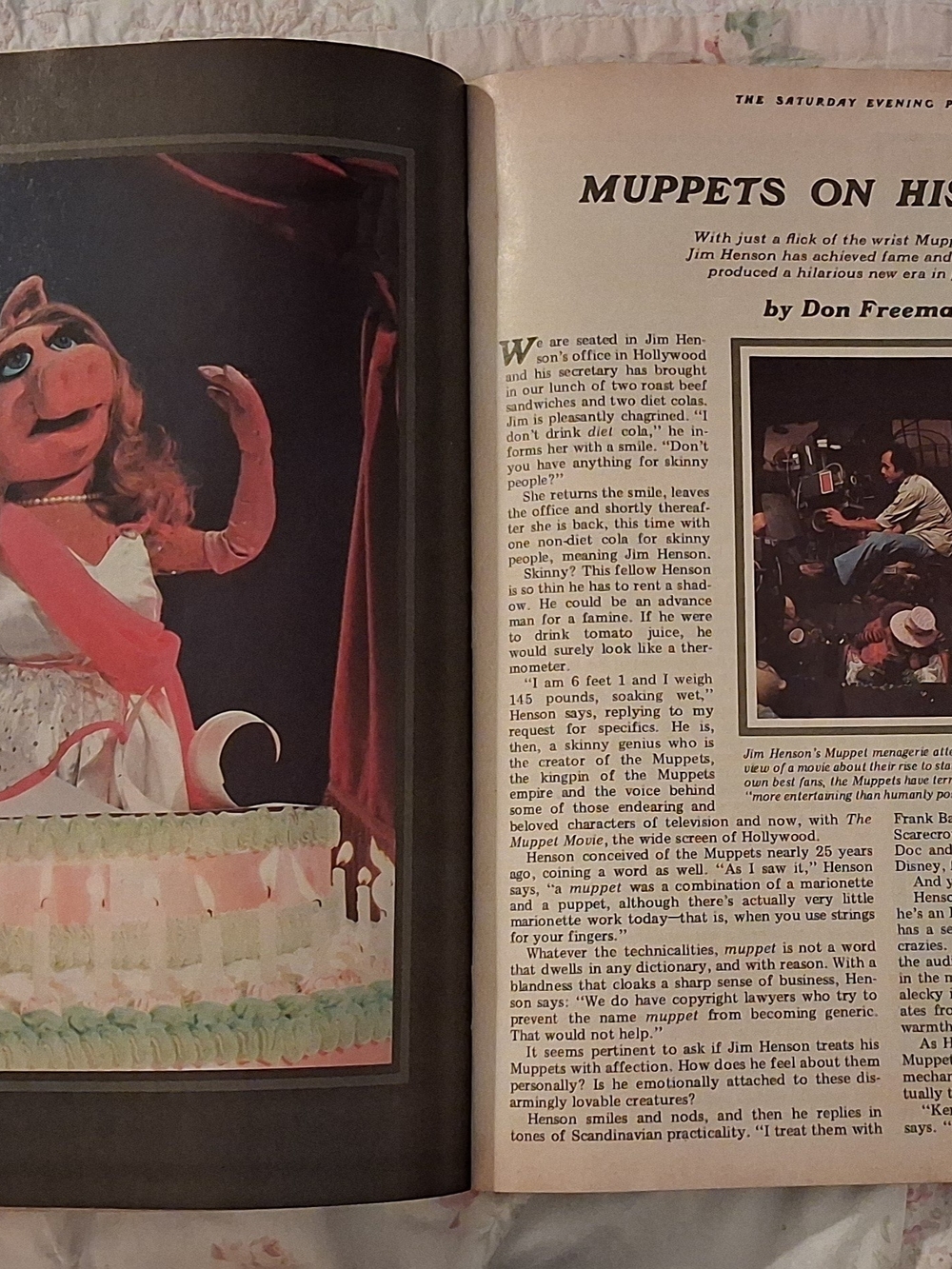 ๐๐ท๐ธThe Saturday Evening Post - November 1979 - The Muppets๐ธ๐ท๐ - Picture 2 of 12